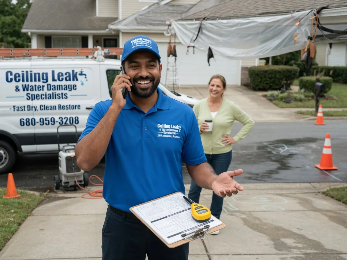 Ceiling Leak Cleanup Bland, MO FAQs